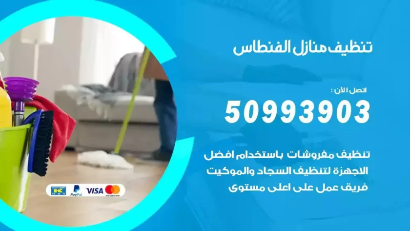 شركات تنظيف شقق وفلل الفنطاس