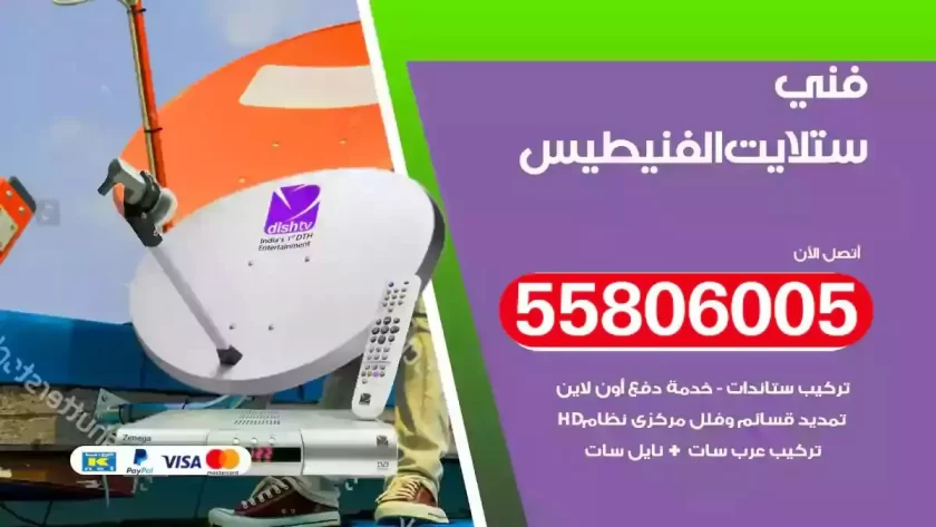 فني تركيب ستلايت الفنيطيس