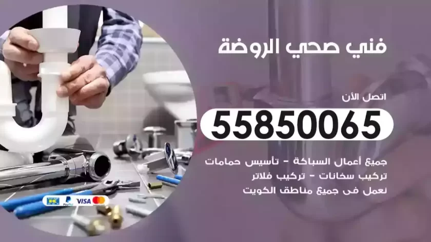 فني صحي الروضة